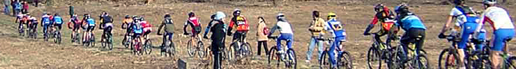Depart de la course VTT en Vallespir à Amelie les Bains  - 2005
