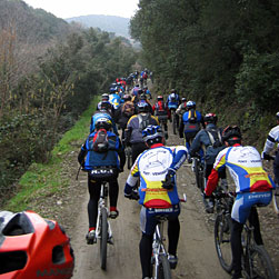 160 v�t�tistes sur les pistes de Saint Michel de Llotes | BiKING66 rando#1 : Un bilan positif... - 27/02 - biKING66.com