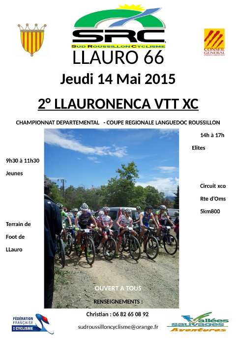  | Reco de la course La Llauronenca  Llauro le 03/05/2015 - 29/04 - biKING66.com