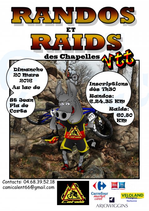  | Randos & Raids des Chapelles 2k16 le 20 mars 2016 - 14/03 - biKING66.com