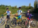 mon fils, moi et Baptiste (minimes du VTT club de THUIR) - dean66 - biking66.com