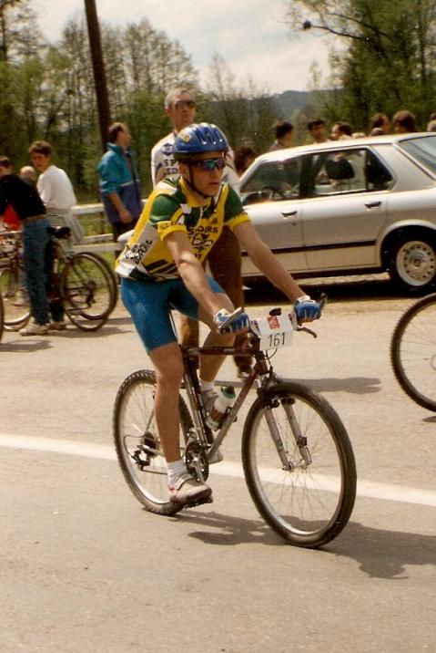 Avant le dpart de ma premire course en 1994! - Kriss - biking66.com
